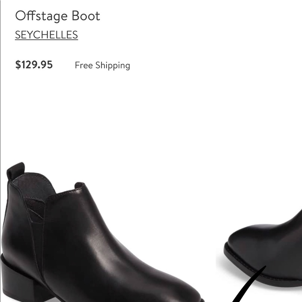 Seychelles Leather Woman Booties Size  8 1/2